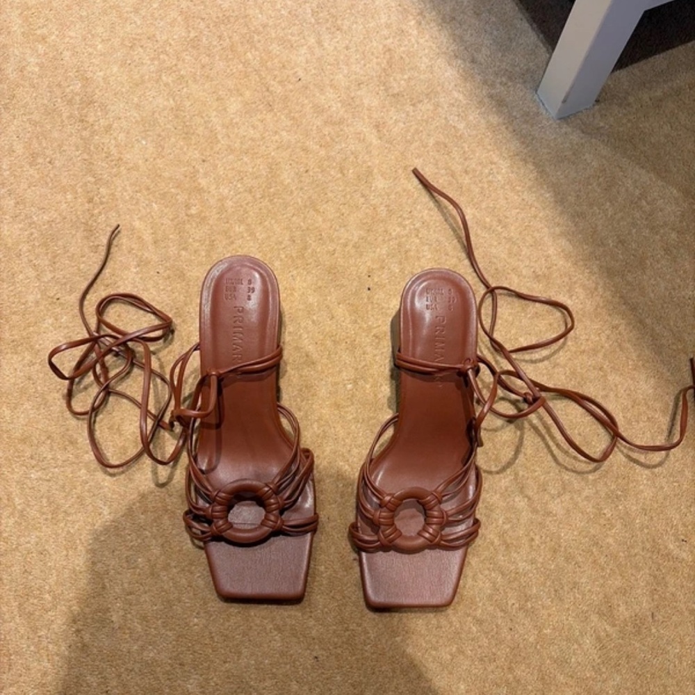 Primark Brown Strappy Sandals